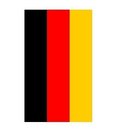 Bandera plástico de Alemania