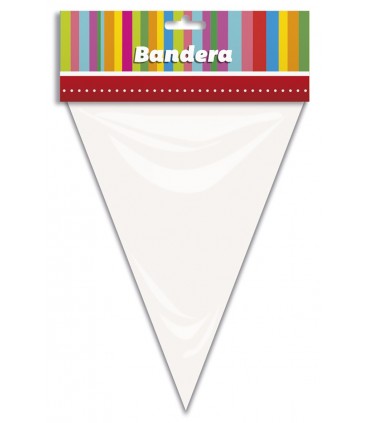 Bandera Triangular Blanca