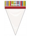 Bandera Triangular Blanca