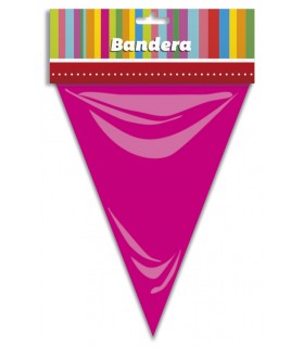 Bandera Triangular Rosa