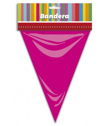 Bandera Triangular Rosa