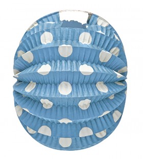 Farol Andaluz Azul con puntos Blancos