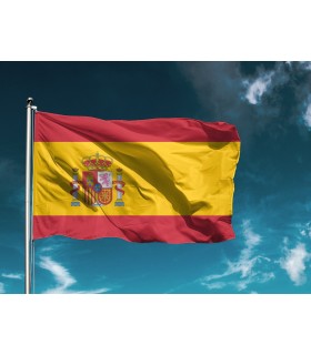 Bandera España con escudo