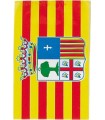 Bandera de plástico de aragón