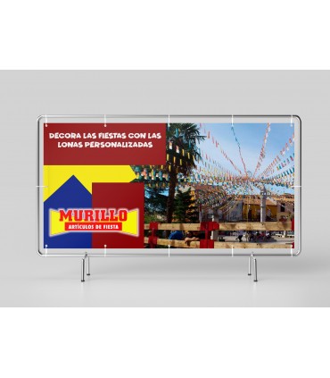 Lona personalizada para eventos