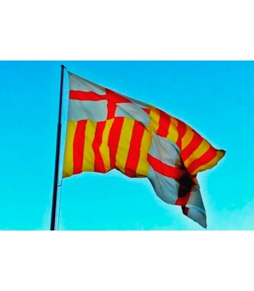 Bandera de Barcelona ciudad