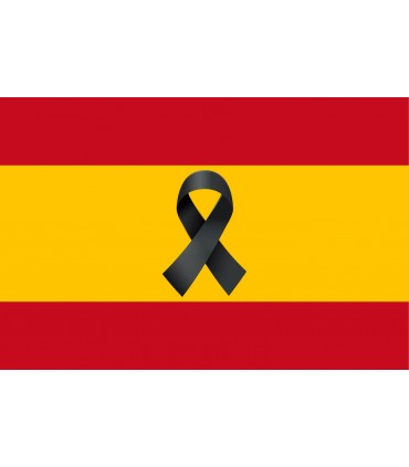 Bandera de España Crespón