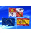 Lote de Banderas Castilla leon
