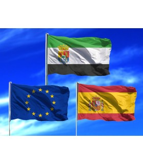 Lote de Banderas Extremadura