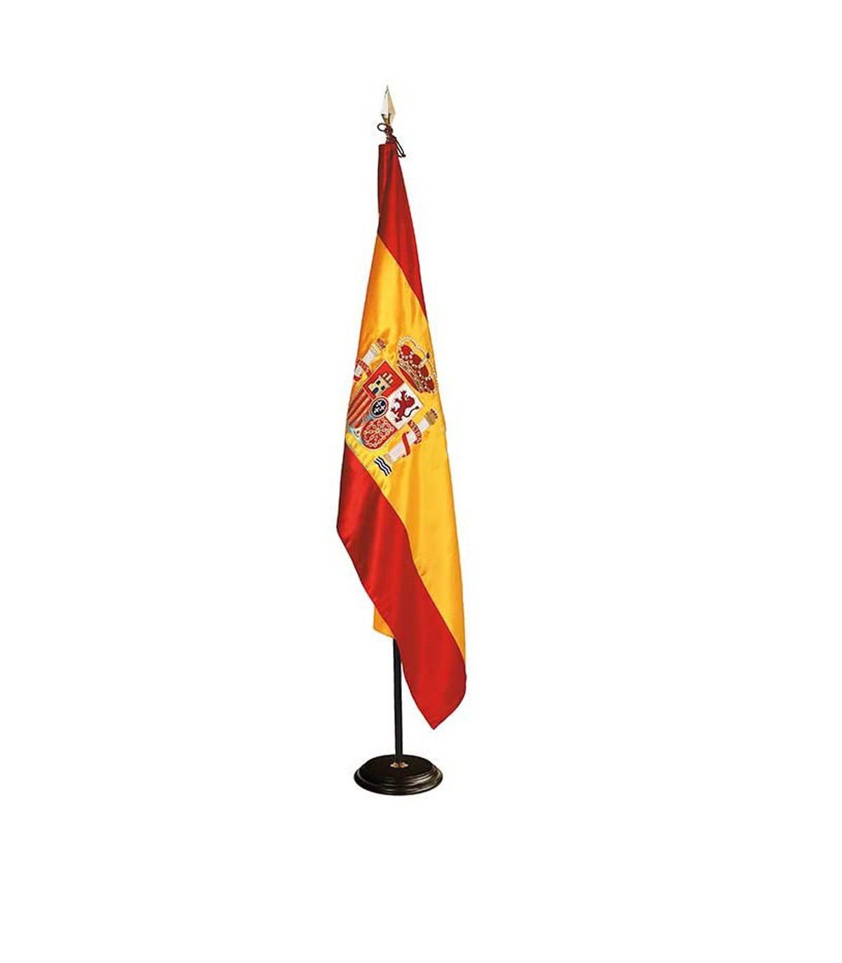 Bandera España con mástil suelo - La Tienda de España