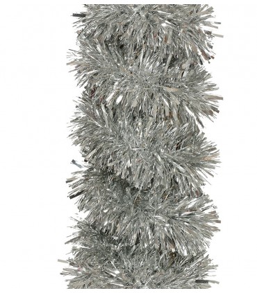 Boa de Espumillón Plata