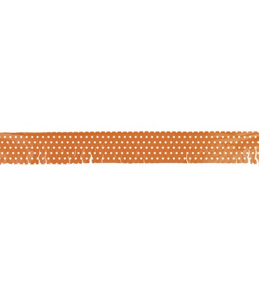 Fleco Naranja con Lunares