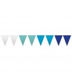 Gallardete papel gama azules