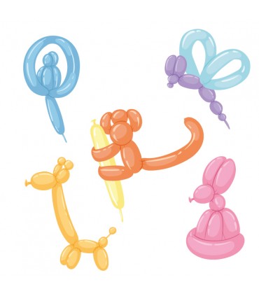 Bolsa de 100 globos de modelar