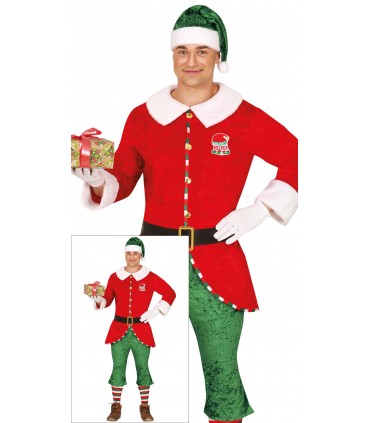 Disfraz de Ayudante de Santa Hombre