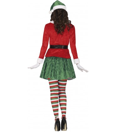 Disfraz de ayudante de Santa Mujer