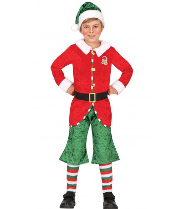 Disfraz de Ayudante de Santa niño