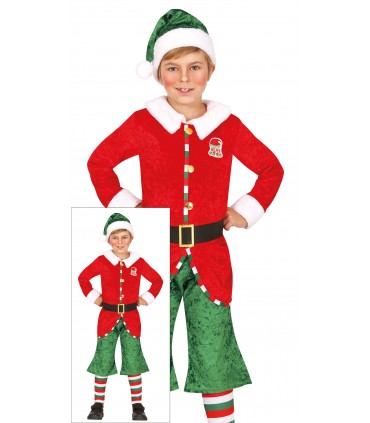 Disfraz de Ayudante de Santa niño