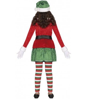 Disfraz de Ayudante de Santa niña