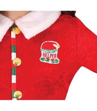 Disfraz de Ayudante de Santa niña