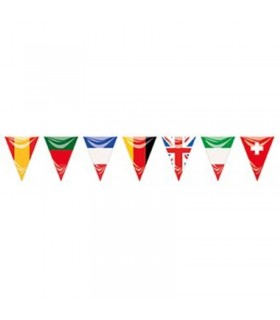 Gallardete plástico países europeos