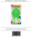 Raquetas con pelota badminton