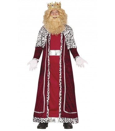 Disfraz de Rey mago rojo