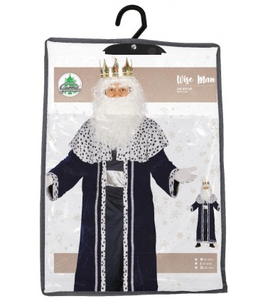 Disfraz de Rey Mago Azul