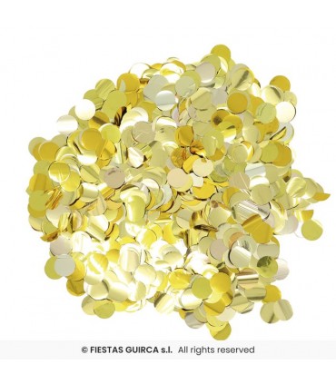 Cañon de Confeti oro