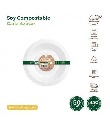 Bol Redondo 450cc compostable