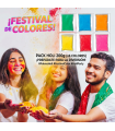 Bolsas de polvo de colores
