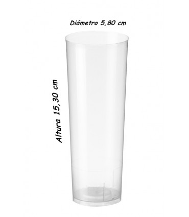 Vaso Tubo PP 300 ml