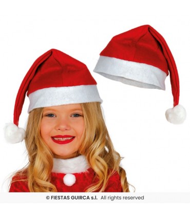 Gorro de Papa Noel Infantil