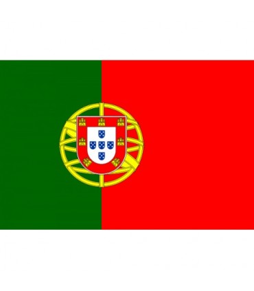 Bandera Portugal con escudo