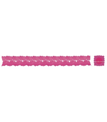Guirnalda papel fucsia 
