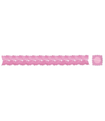 Guirnalda 19 cm. Rosa
